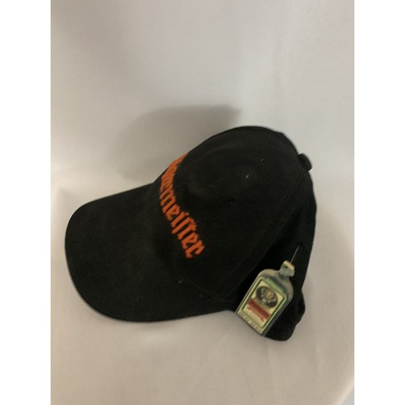 Jagermeister NWT Black Embroidered Strapback Ball Cap - Picture 2 of 4